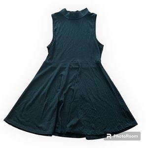 Aeropostale Prince & Fox High Neck Sleeveless Dress Black Medium